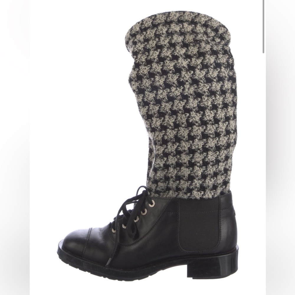 Chanel 2011 Fall Runway Combat Boots